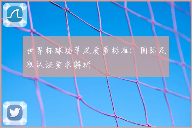 世界杯球场草皮质量标准:国际足联认证要求解析