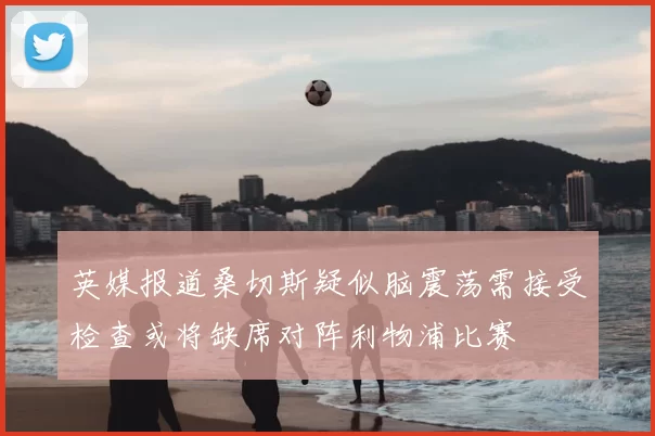 英媒报道桑切斯疑似脑震荡需接受检查或将缺席对阵利物浦比赛